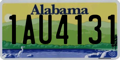 AL license plate 1AU4131
