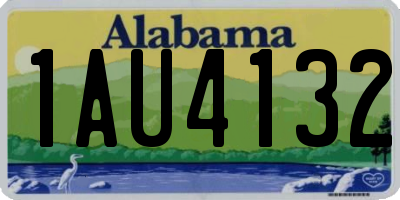 AL license plate 1AU4132