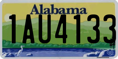AL license plate 1AU4133