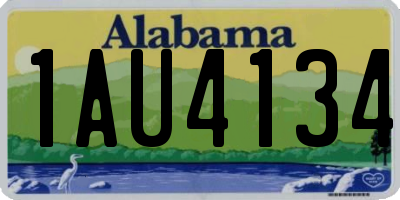 AL license plate 1AU4134