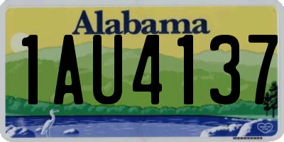 AL license plate 1AU4137