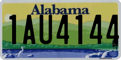 AL license plate 1AU4144