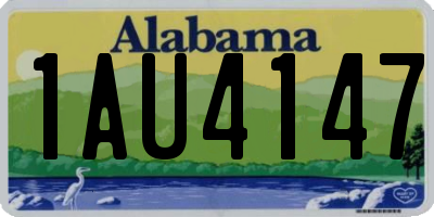 AL license plate 1AU4147