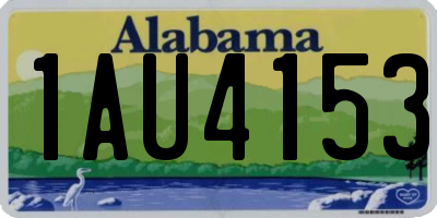 AL license plate 1AU4153