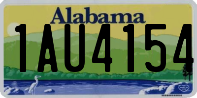 AL license plate 1AU4154