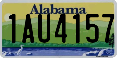 AL license plate 1AU4157