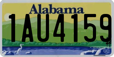 AL license plate 1AU4159