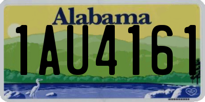 AL license plate 1AU4161