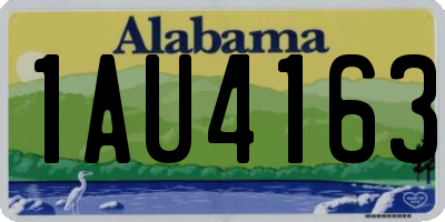 AL license plate 1AU4163