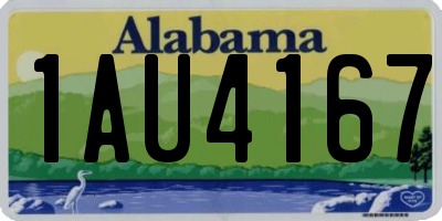 AL license plate 1AU4167