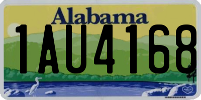 AL license plate 1AU4168