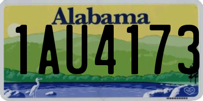 AL license plate 1AU4173