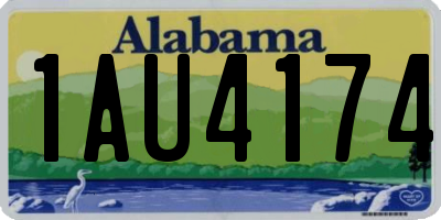 AL license plate 1AU4174