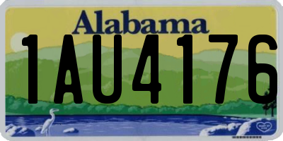 AL license plate 1AU4176