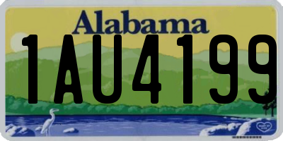 AL license plate 1AU4199