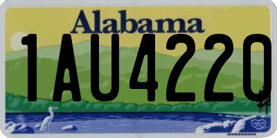AL license plate 1AU4220