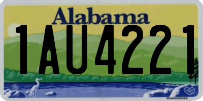 AL license plate 1AU4221