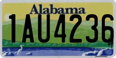 AL license plate 1AU4236
