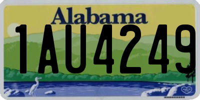 AL license plate 1AU4249