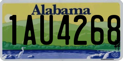 AL license plate 1AU4268