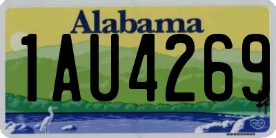 AL license plate 1AU4269