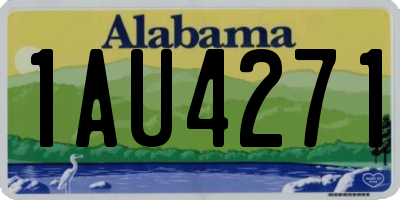 AL license plate 1AU4271