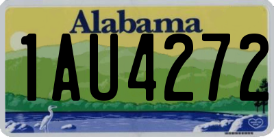 AL license plate 1AU4272