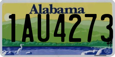 AL license plate 1AU4273