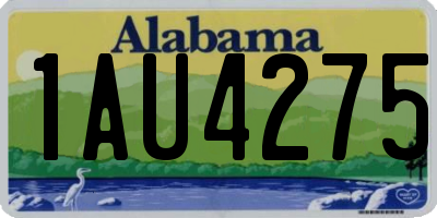 AL license plate 1AU4275