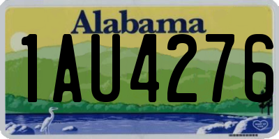 AL license plate 1AU4276