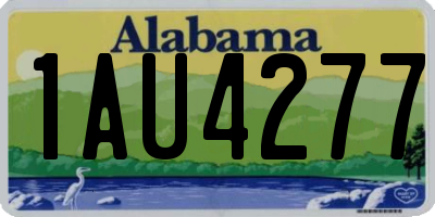 AL license plate 1AU4277