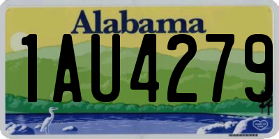 AL license plate 1AU4279