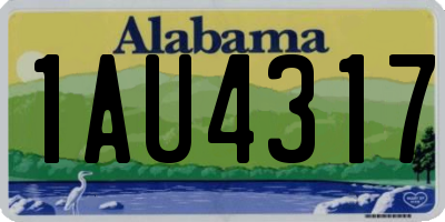 AL license plate 1AU4317
