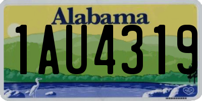 AL license plate 1AU4319