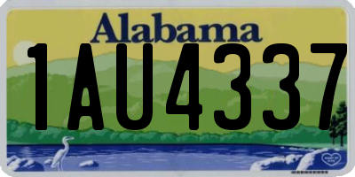 AL license plate 1AU4337
