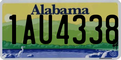 AL license plate 1AU4338