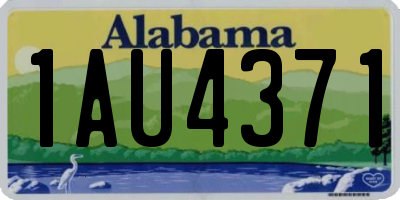 AL license plate 1AU4371