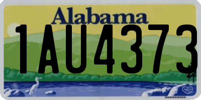 AL license plate 1AU4373