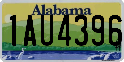 AL license plate 1AU4396