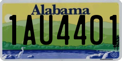 AL license plate 1AU4401