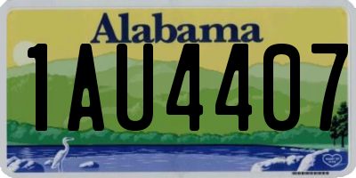 AL license plate 1AU4407