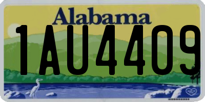 AL license plate 1AU4409