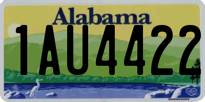 AL license plate 1AU4422