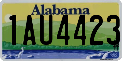 AL license plate 1AU4423