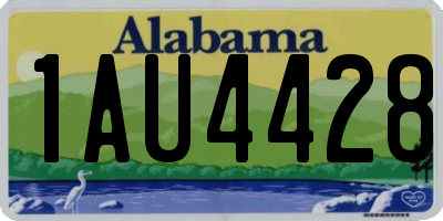 AL license plate 1AU4428