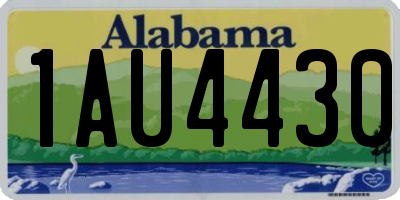 AL license plate 1AU4430
