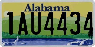 AL license plate 1AU4434