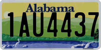 AL license plate 1AU4437