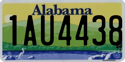 AL license plate 1AU4438