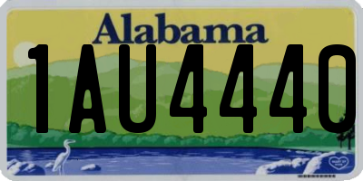 AL license plate 1AU4440